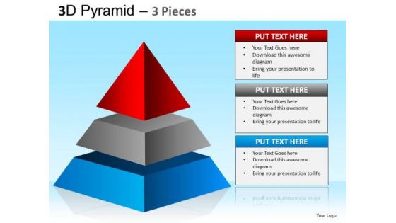 PowerPoint Layouts Business Growth Pyramid Ppt Designs
