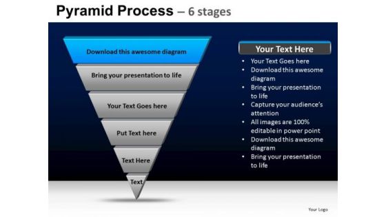PowerPoint Layouts Business Pyramid Process Ppt Design Slides
