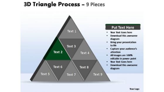 PowerPoint Layouts Business Triangle Process Ppt Layouts