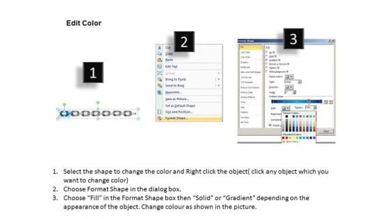 PowerPoint Layouts Chart Chains Process Ppt Layout