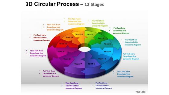 PowerPoint Layouts Chart Circular Process Cycle Ppt Designs