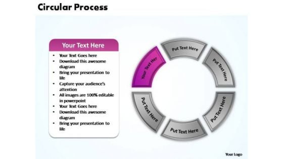 PowerPoint Layouts Chart Circular Process Ppt Presentation