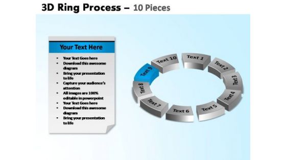 PowerPoint Layouts Circle Chart Ring Process Ppt Presentation