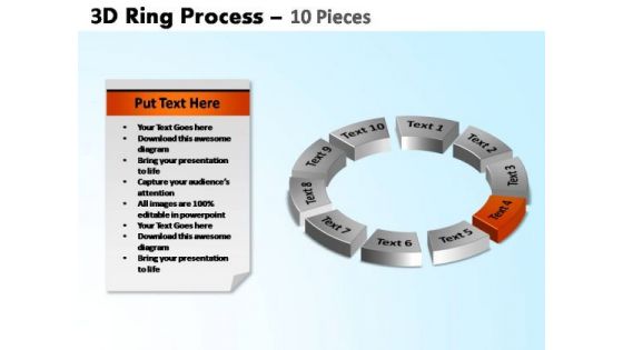 PowerPoint Layouts Circle Chart Ring Process Ppt Theme