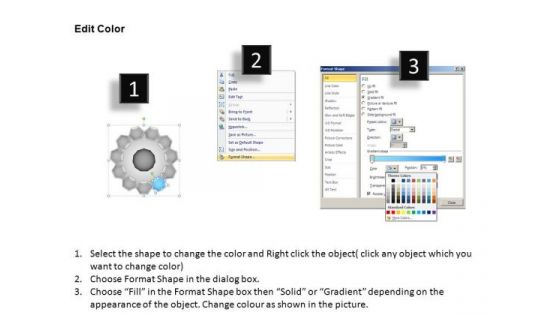 PowerPoint Layouts Circular Flow Diagram Ppt Template