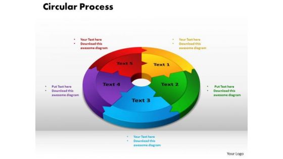 PowerPoint Layouts Circular Process Strategy Ppt Designs