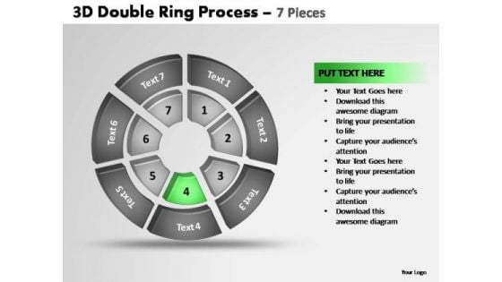 PowerPoint Layouts Company Double Ring Ppt Design Slides