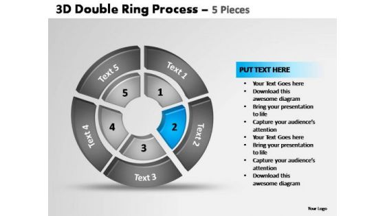 PowerPoint Layouts Company Double Ring Ppt Templates