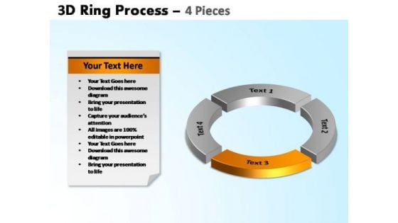 PowerPoint Layouts Company Ring Process Ppt Template