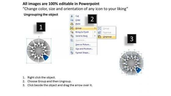 PowerPoint Layouts Company Round Chart Ppt Backgrounds