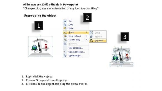PowerPoint Layouts Corporate Success Scale With Pointer Ppt Themes