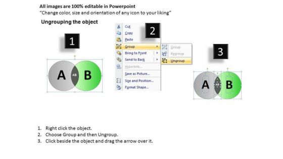 PowerPoint Layouts Corporate Success Venn Circular Diagram Ppt Design Slides
