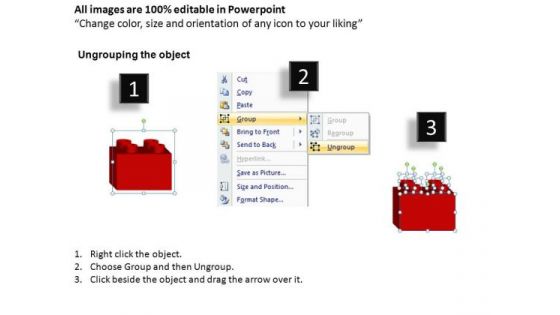PowerPoint Layouts Diagram Lego Blocks Ppt Backgrounds
