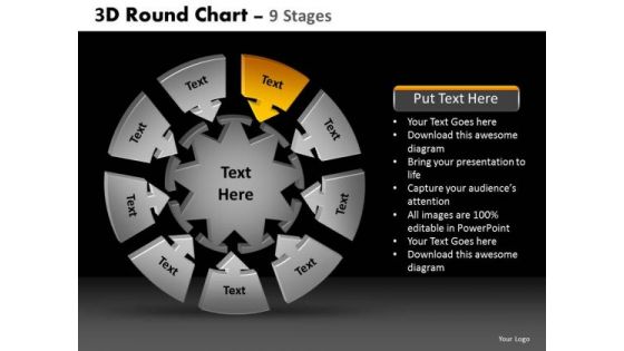 PowerPoint Layouts Diagram Round Chart Ppt Layout