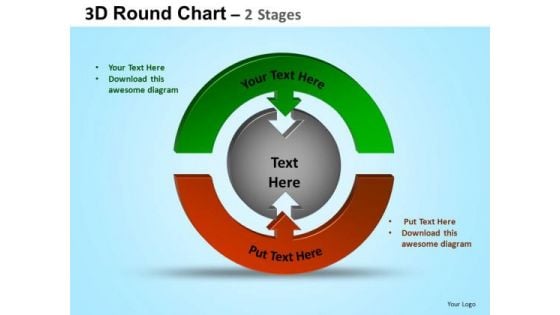 PowerPoint Layouts Diagram Round Process Flow Chart Ppt Template