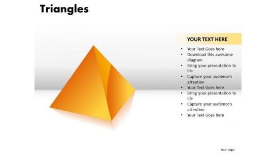 PowerPoint Layouts Diagram Triangles Ppt Slidelayout