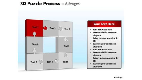 PowerPoint Layouts Download Puzzle Process Ppt Slide Designs