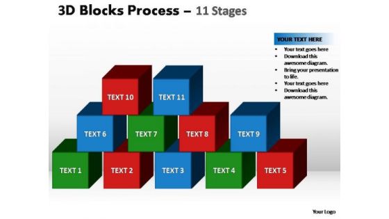 PowerPoint Layouts Editable Blocks Process Ppt Themes