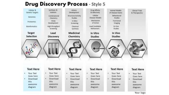 PowerPoint Layouts Editable Drug Discovery Ppt Theme