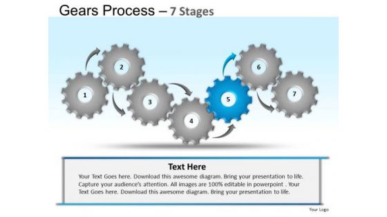 PowerPoint Layouts Education Gears Process Ppt Presentation