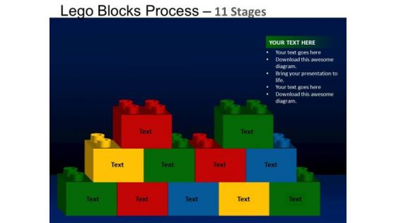 PowerPoint Layouts Education Lego Blocks Ppt Templates