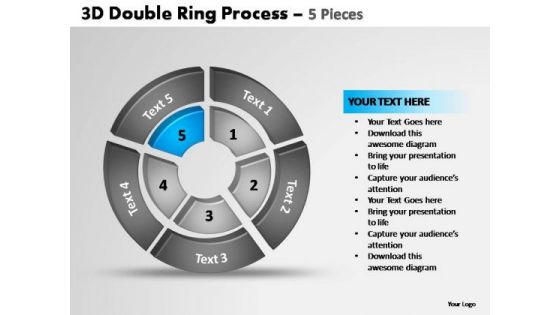 PowerPoint Layouts Graphic Double Ring Ppt Backgrounds