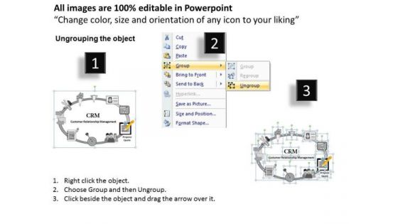 PowerPoint Layouts Growth Customer Relationship Management Ppt Templates