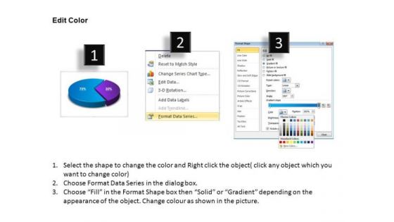 PowerPoint Layouts Growth Data Driven Pie Chart Ppt Designs