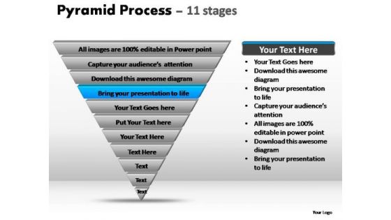 PowerPoint Layouts Growth Pyramid Process Ppt Presentation