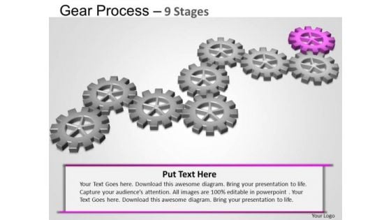 PowerPoint Layouts Image Gears Process Ppt Design