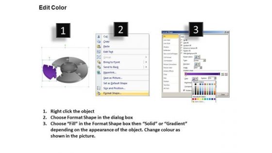PowerPoint Layouts Image Pie Chart Puzzle Process Ppt Slides