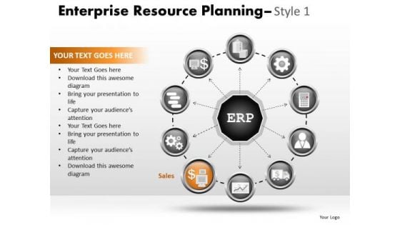 PowerPoint Layouts Leadership Enterprise Resource Ppt Template