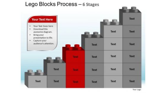 PowerPoint Layouts Leadership Lego Blocks Ppt Slides