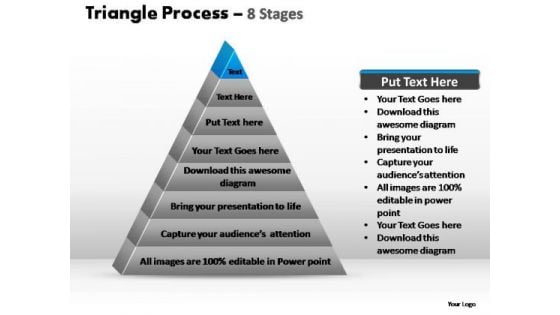 PowerPoint Layouts Leadership Triangle Process Ppt Designs