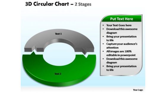 PowerPoint Layouts Marketing Circular Chart Ppt Templates