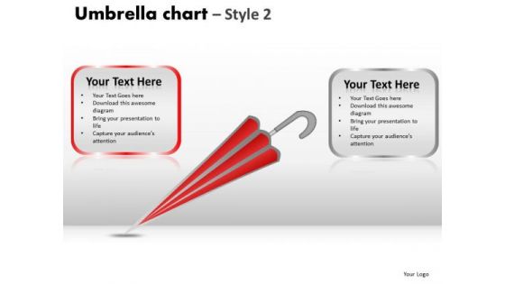 PowerPoint Layouts Marketing Umbrella Chart Ppt Theme