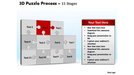 PowerPoint Layouts Process Puzzle Process Ppt Backgrounds