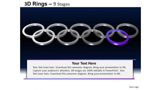 PowerPoint Layouts Process Rings Ppt Design