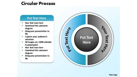 PowerPoint Layouts Sales Circular Process Ppt Themes