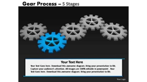 PowerPoint Layouts Sales Gears Process Ppt Design Slides