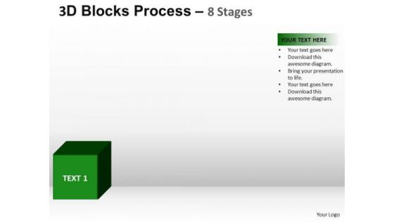 PowerPoint Layouts Strategy Blocks Process Ppt Template