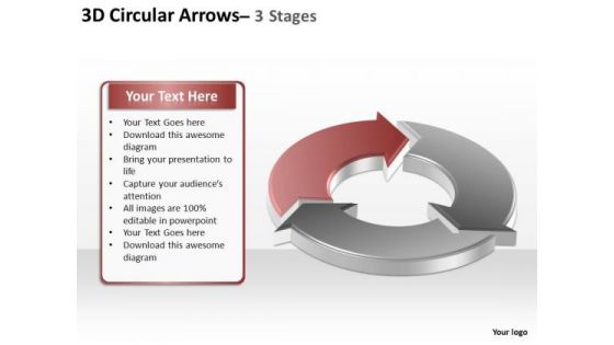 PowerPoint Layouts Strategy Circular Arrows Ppt Theme