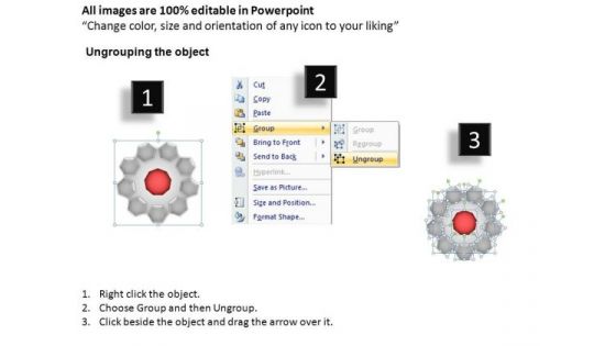 PowerPoint Layouts Strategy Circular Flow Diagram Ppt Slides