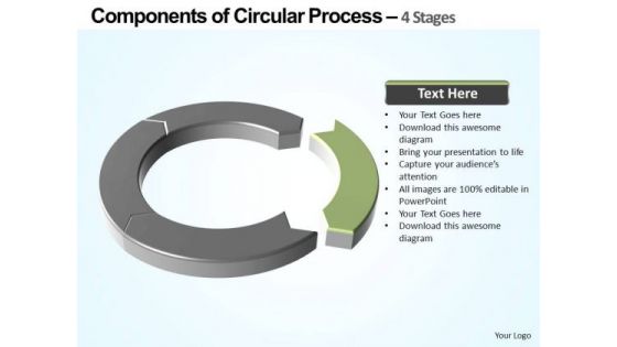 PowerPoint Layouts Strategy Components Of Circular Ppt Designs