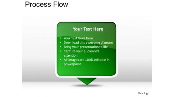 PowerPoint Layouts Strategy Process Flow Ppt Slides