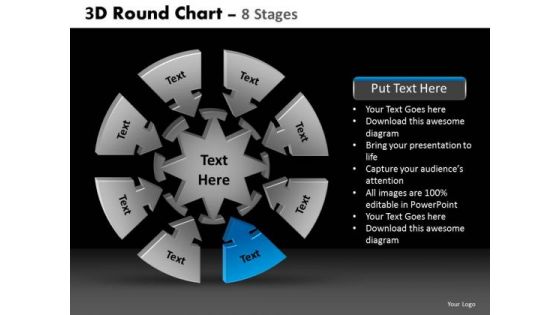 PowerPoint Layouts Strategy Round Chart Ppt Presentation