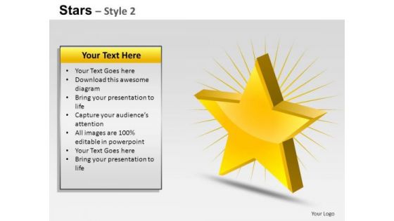 PowerPoint Layouts Strategy Stars Ppt Design