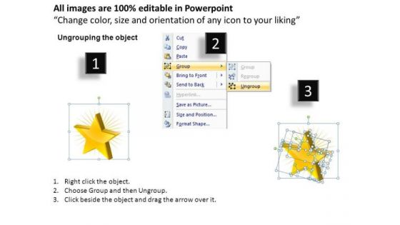 PowerPoint Layouts Strategy Stars Ppt Design