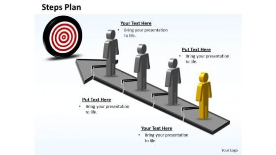 PowerPoint Layouts Strategy Steps Plan 4 Stages Style 6 Ppt Slides