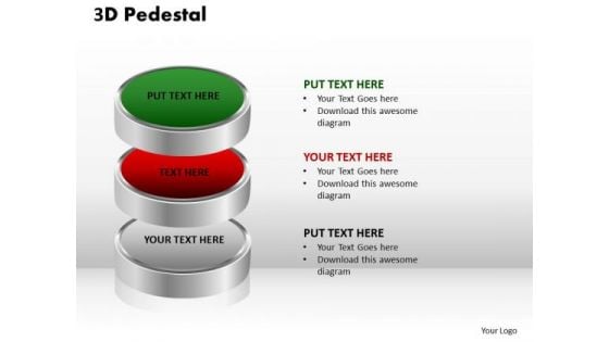 PowerPoint Layouts Success 3d Pedestal Ppt Presentation